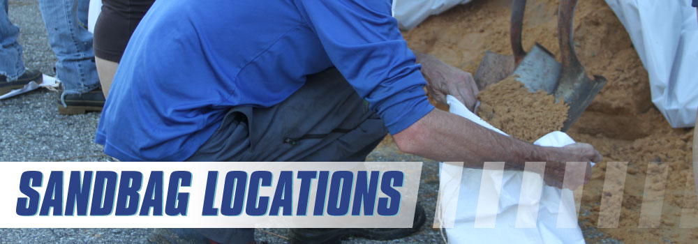 Sandbag locations